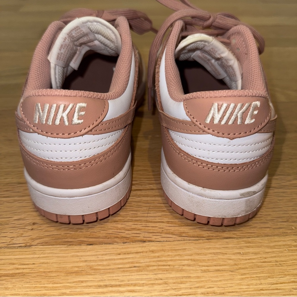 Nike Dunk Low Sneakers Size 8 Rose Whisper - Picture 5 of 9